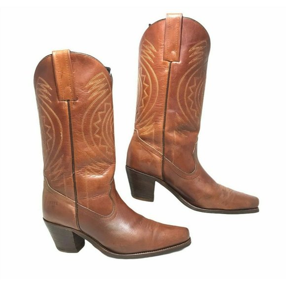 Frye Shoes - FRYE Cowboy Boots 9 B Womens Vintage WESTERN